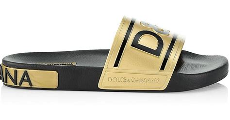 saks dolce gabbana slides